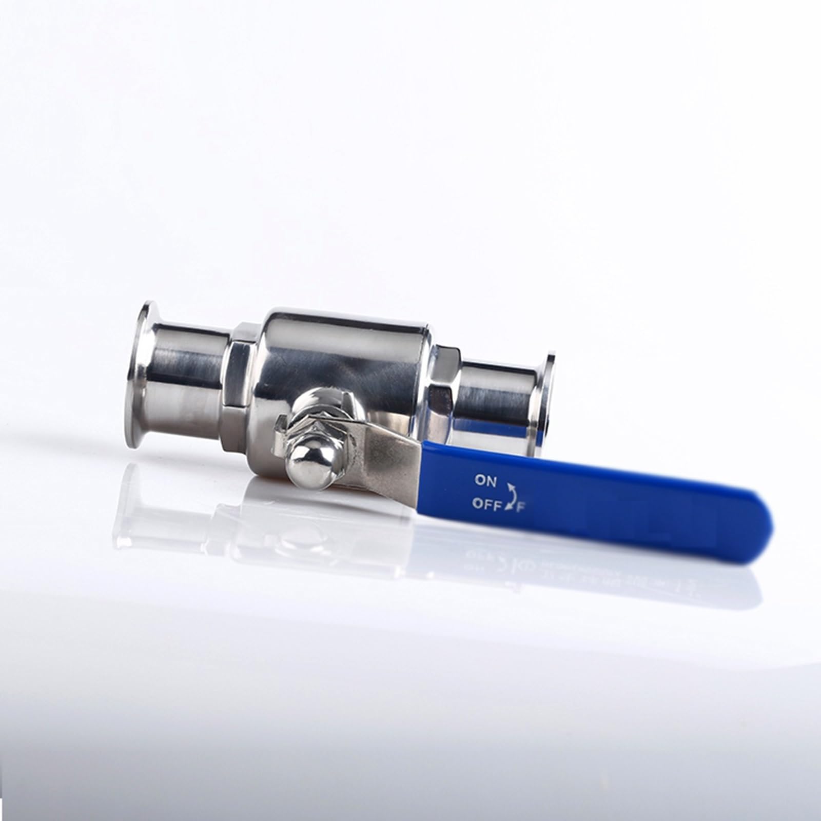 Acero Inoxidable 316L, válvula de conexión rápida a presión con Abrazadera(2-1/4")
