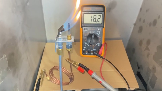Digital Multimeter Checking A Hot Water Heater Element Digital