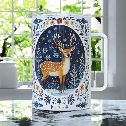 Mug aislado Loftipop invierno 18oz con tapa miniatura 2