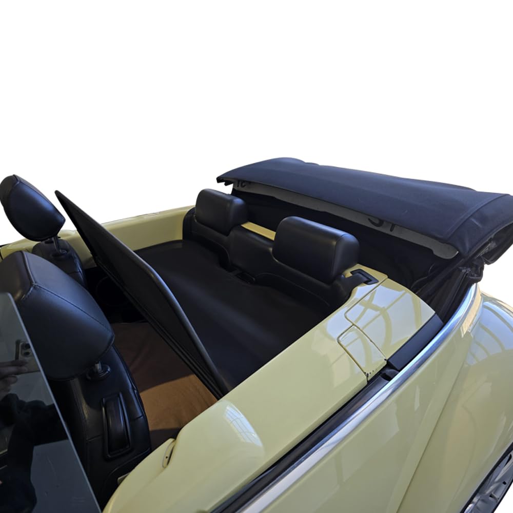 Aperta Filet Coupe-Vent Compatible avec Volkswagen New Beetle 1Y7 Noir Filet Anti-remous 100% sur Mesure OEM Qualité Windschott fabriqué aux Pays-Bas