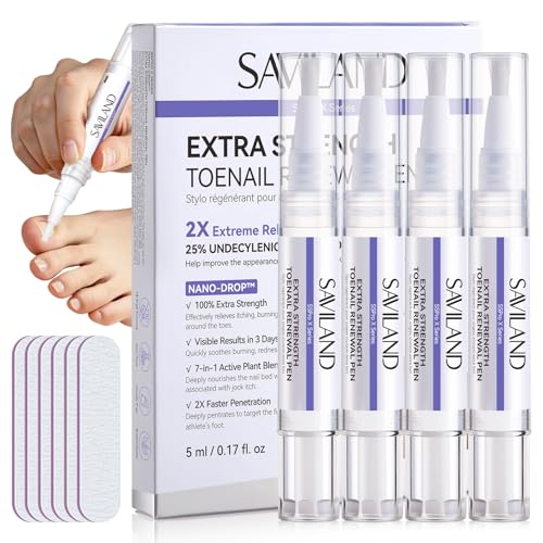 Stylo de soin des ongles SAVILAND routine manucure à emporter lot de 4