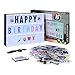 SHYOSUCCE Caja de Luz LED con 16 Cambios de Color, 4 Modos de Flash, 262 Letras y 85 Emojis, Cartel Luminoso A4 para Boda, Aniversario, Cumpleaños, Fiesta, Alimentado pour USB y Batería