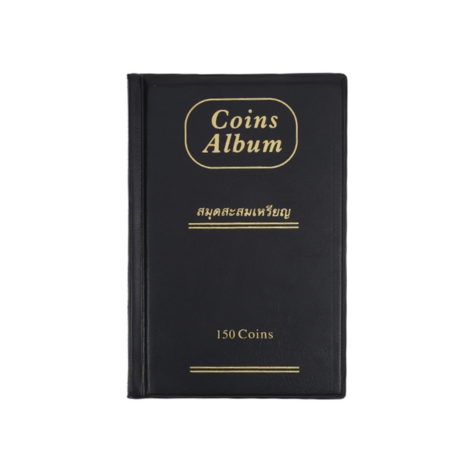 QuxetlRyz Coin Collection Album 120/150 Pockets Coins Storage Book Commemorative Coin Collection Album Holders Volume Folder Hold