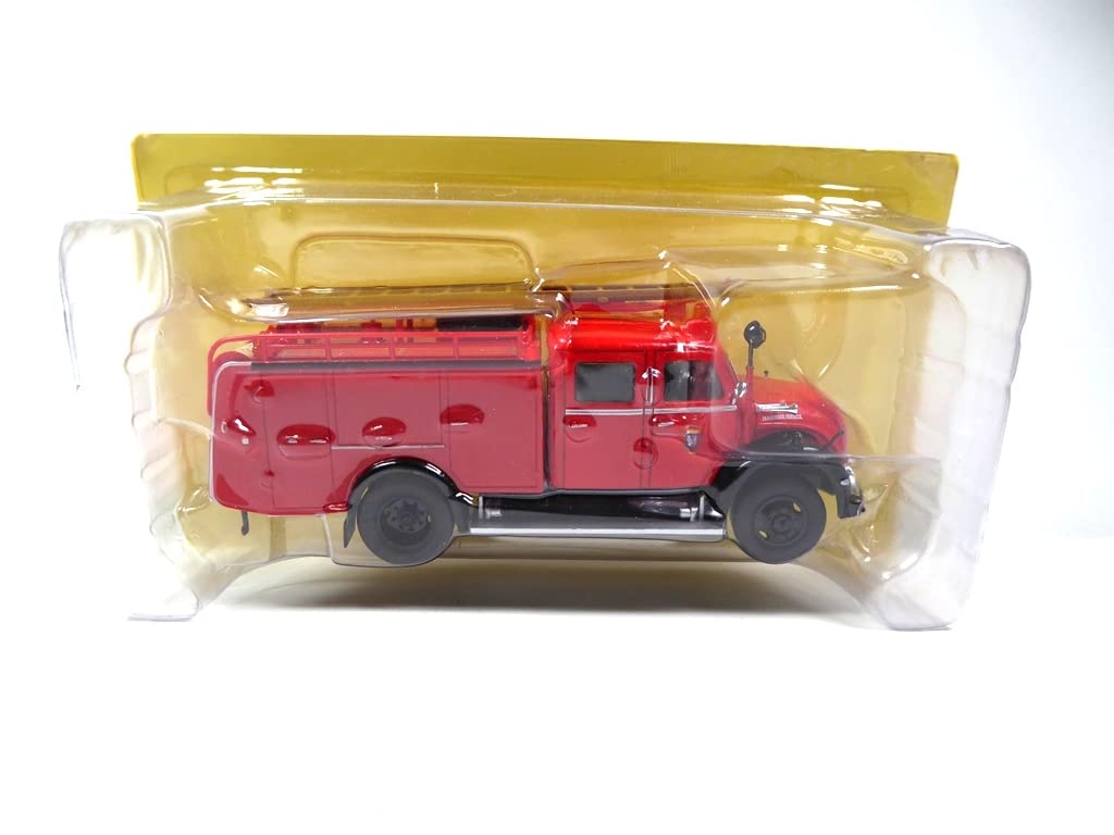 OPO 10 Set de 4 Camiones de Bomberos 1/43 compatibles con MAGIRUS DEUTZ + Renault Vi S 180 + Ford F798 T + Pegaso Comet 1095 / P01+P02+P09+P12