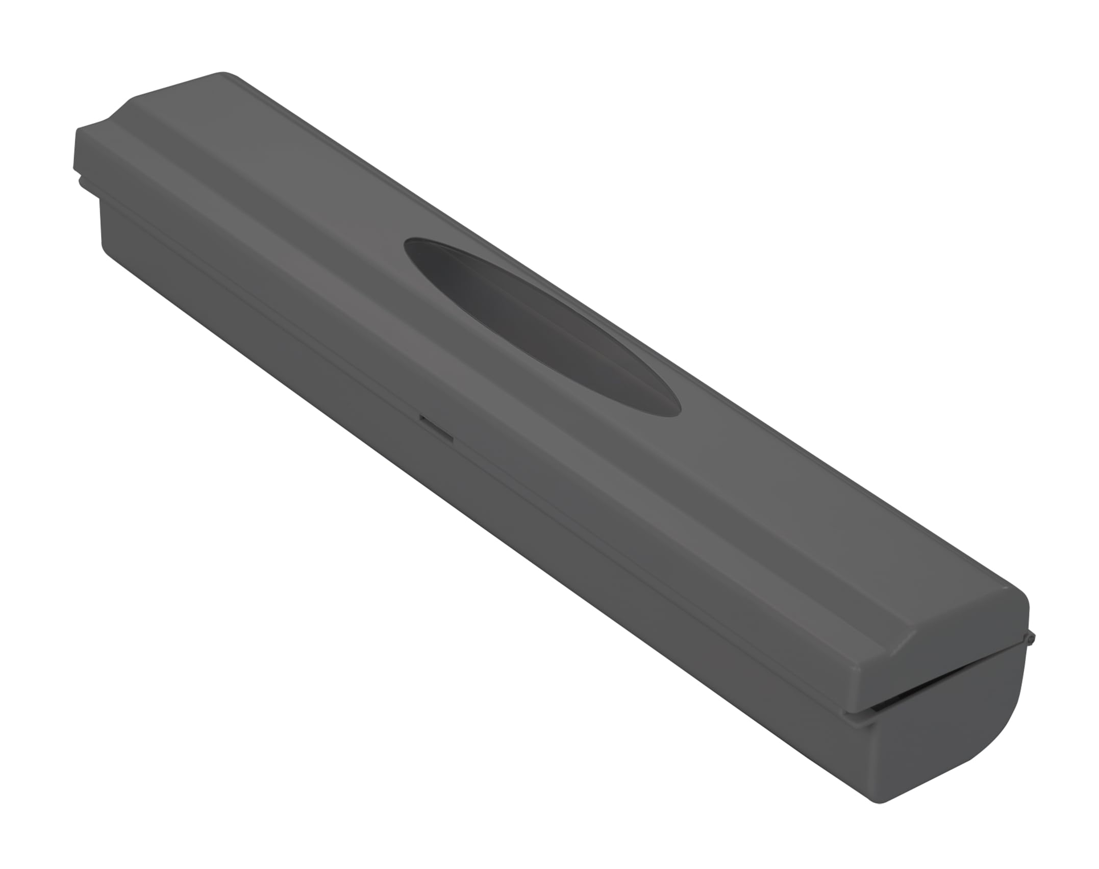 Wenko 86678100 Dispenser di pellicola alimentare Perfect Cutter, antracite, plastica, 38 x 5,2 x 6,7 cm