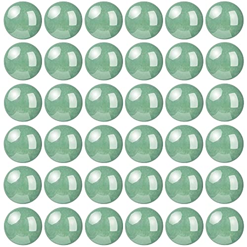 Image of 100Pcs Natural Stone Beads 8mm Green Aventurine Round Gemstone Loose Beads with Elastic Bracelet String for Bracelets Necklace Jewelry Making