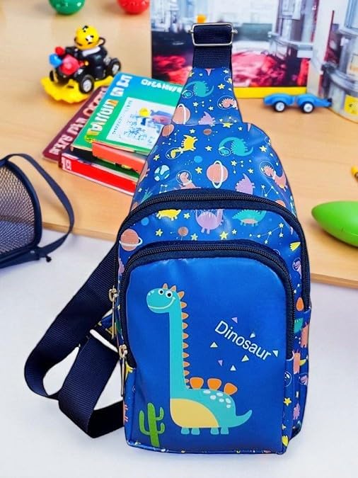 Image of Kizzi Print Colourful Cross body Bags for Boys and Girls Kids School, Picnic, Return Gifts