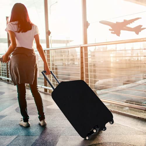 7-Mi Luggage Covers Washable Suitcase Protector Anti-Scratch Dustproof Protective Fits 19 To 32 Inch Luggages Black L thumb #5