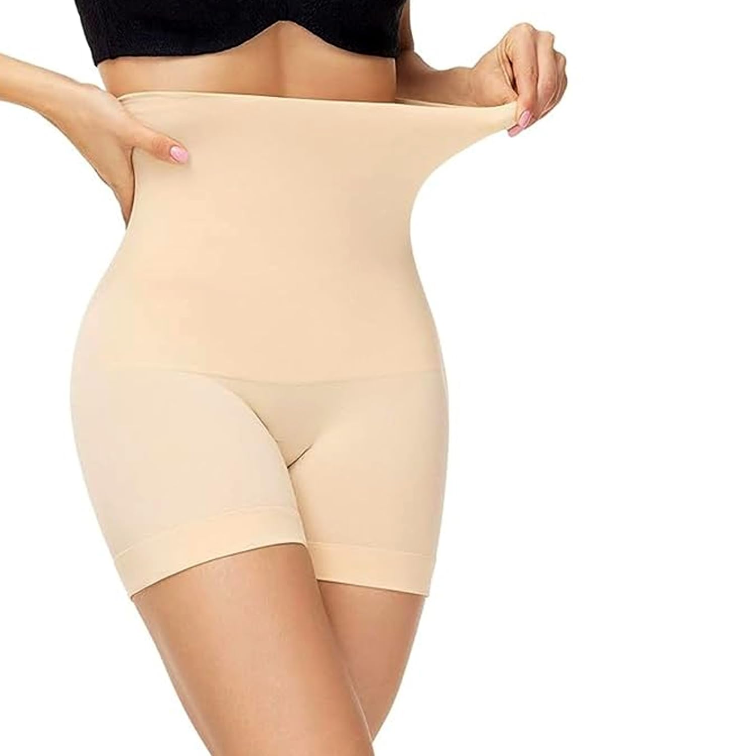 Women's 4-in-1 Half Body Shaper Tummy, Beige, Thighs, HIPS-image-44