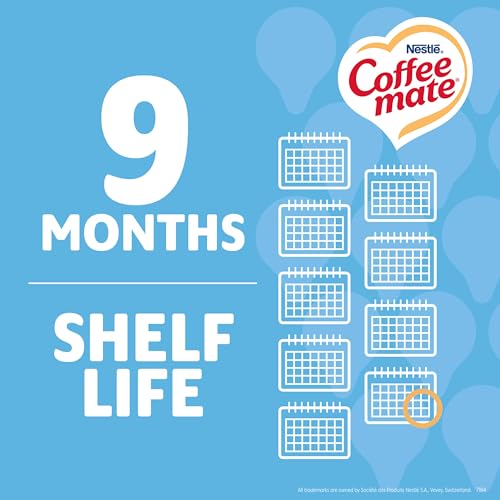 Image of Nestle Coffee mate Coffee Creamer, French Vanilla, Liquid Creamer Singles, Non Dairy, No Refrigeration, 0.375 fl oz Tubs (Pack of 200)