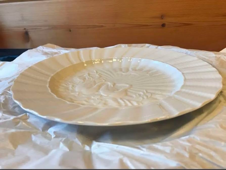 マイセンスワンモチーフ 一級品 六角形 プレート 2枚セット マイセンスワンモチーフ 一級品 六角形 プレート 2枚セット