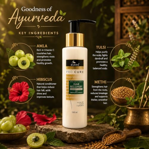 Image of AKANSHA Keshchamak Men's & Women's Natural Ayurvedic Hair Conditioner (100ml)