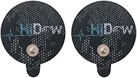 Vista 1 de HiDow Tens Unit Replacement Stim Pads Large Round Electrodes Premium Quality Large Electrode Pads Competable with Hi-Dow IQ Massager