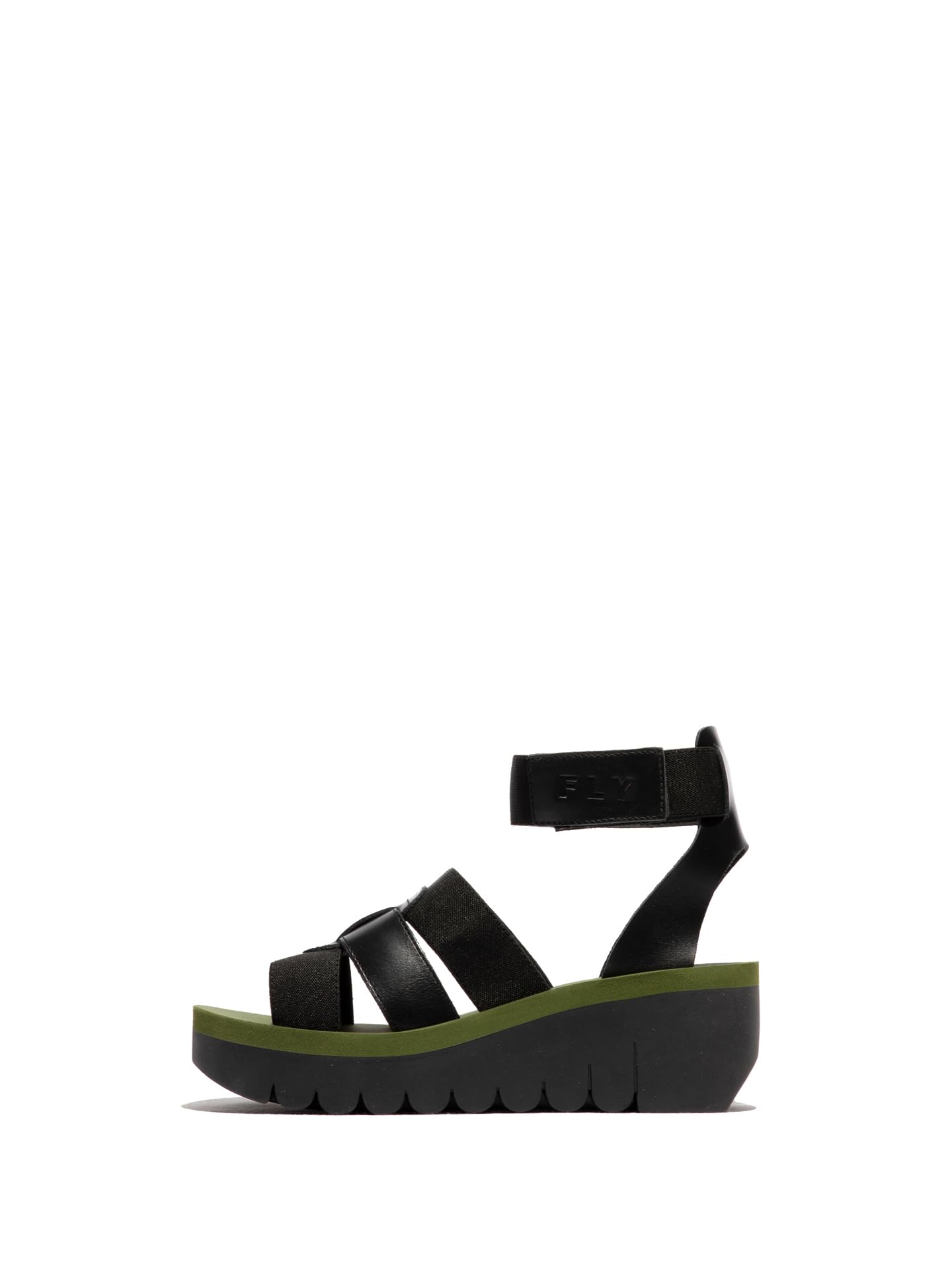 Fly London Women's YORY430FLY Sandal, Black, 5 UK