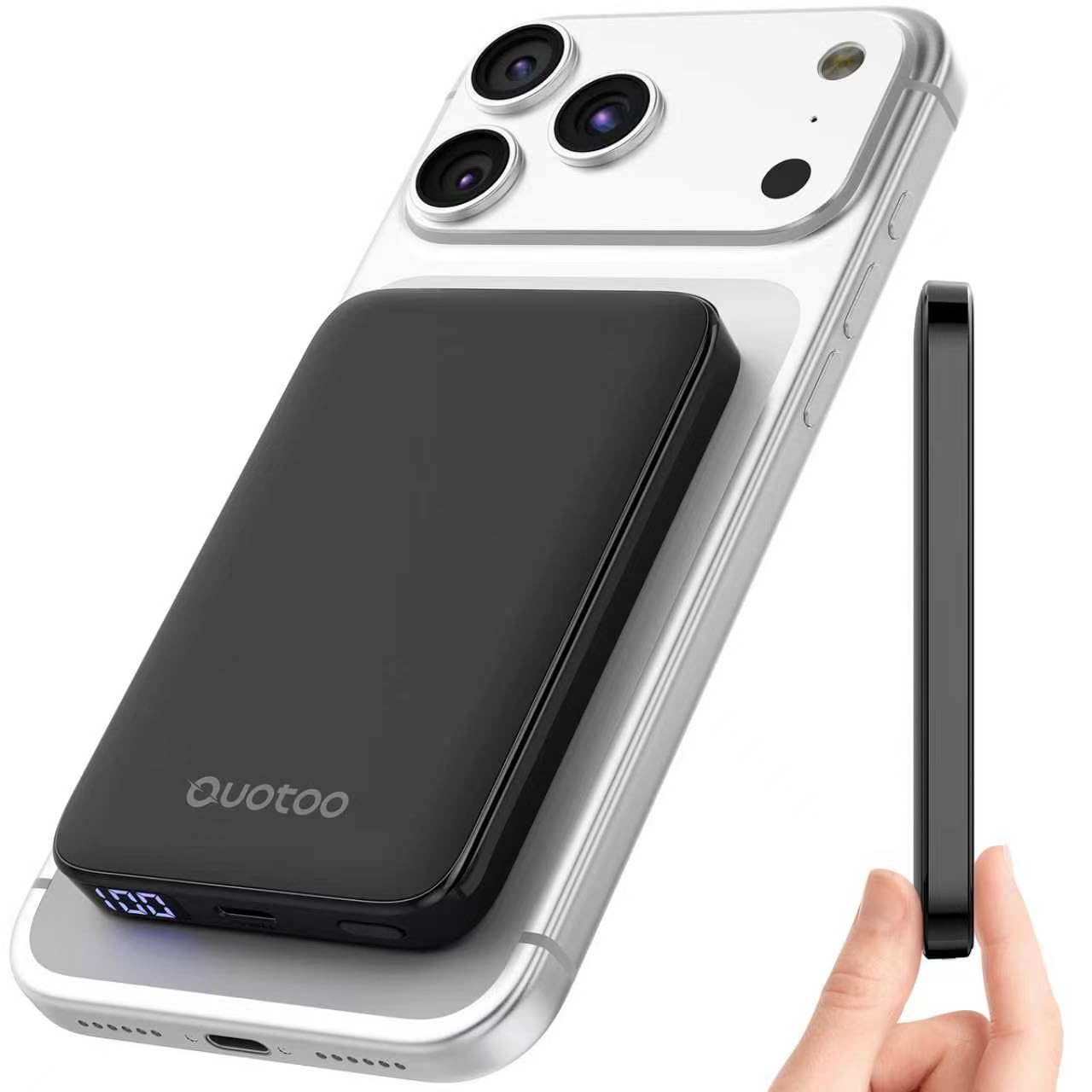 Ouotoo Y207 5000 mAh Slim Magnetic Power Bank