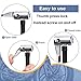 2PCs Air Inflator Hose Adapter Convert Twist On Connection to Lock On Connection, Locking Air Chuck with Hose and Standard Tire Valve Fine Thread