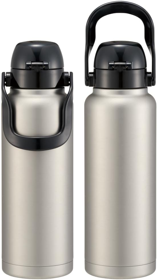 Skater Champion STD12H-A Direct Bottle with Handle, 47.2 fl oz (1,200 ml), Water Bottle, Mug Bottle