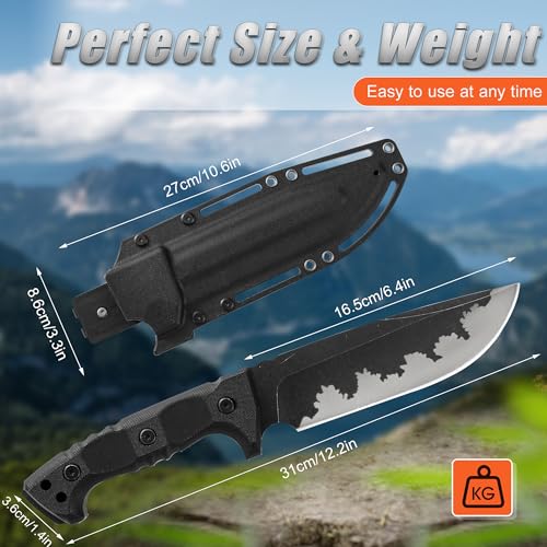 Fixed-Blade-Tactical-Knife-Full-Tang-Military-Survival-Hunting-Knife-with-Sheath-Outdoor-Bushcraft-Knife-for-Camping-Hiking-Gift-for-Dad-Husband-Men