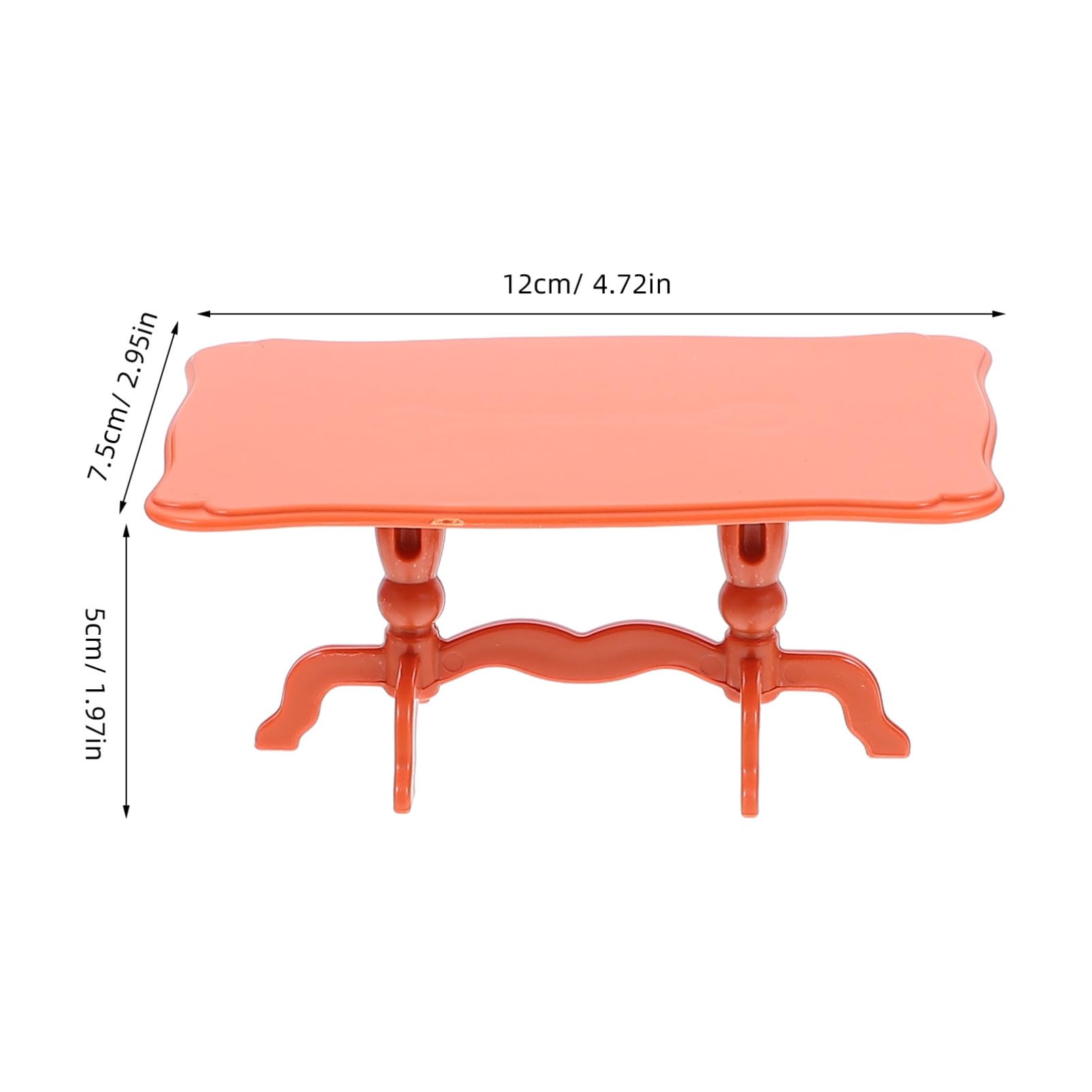 TOYANDONA 3 Sets Mini Table and Chair for Table and Chairs Table and Chairs Mini Table and Chairs Resin Table and Chairs Brown