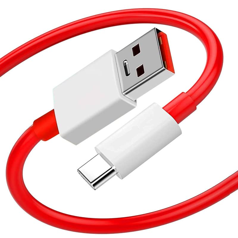 Image of 18W Type-C Charger for Yezz Epic 3 Original QC Adapter Type C 3.0A High Speed Fast Turbo Charge QC 3.0 Smart SinglePort with 1m Type-C Red Charging & Sync Cable (White, Dash, SE.AS13)