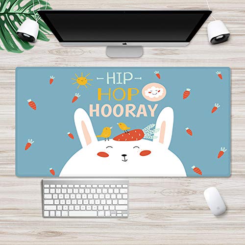 Preisvergleich Produktbild rutschfeste Spielmausunterlage 3 300 * 700MM 2MM der netten Karikaturmausunterlage große Computertischmatte