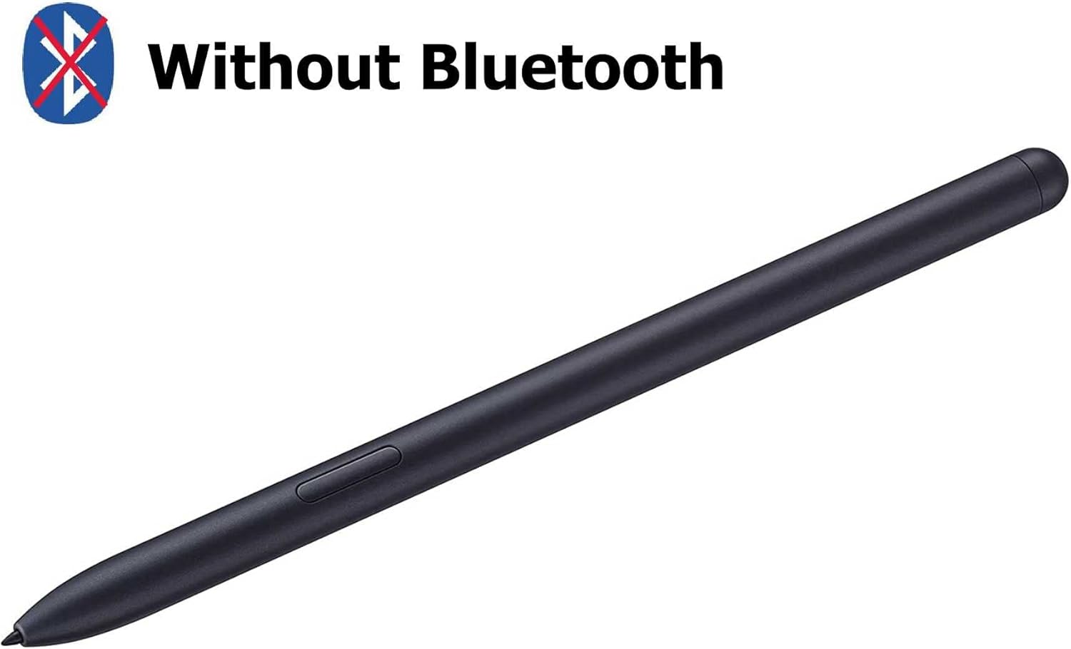Tab S7 / S7+ S Pen Replacement Stylus Pen for Samsung Galaxy Tab S7 / S7 Plus/ S7 FE (EJ-PT870) + Tips/Nibs (Without Bluetooth) (Black)