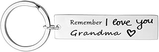 Grandma Grandmother Gifts Keychain - Mother's Day Gifts for Grandma Grandmother Gifts from Granddaughter Grandson Best Family Birthday Christams Gift