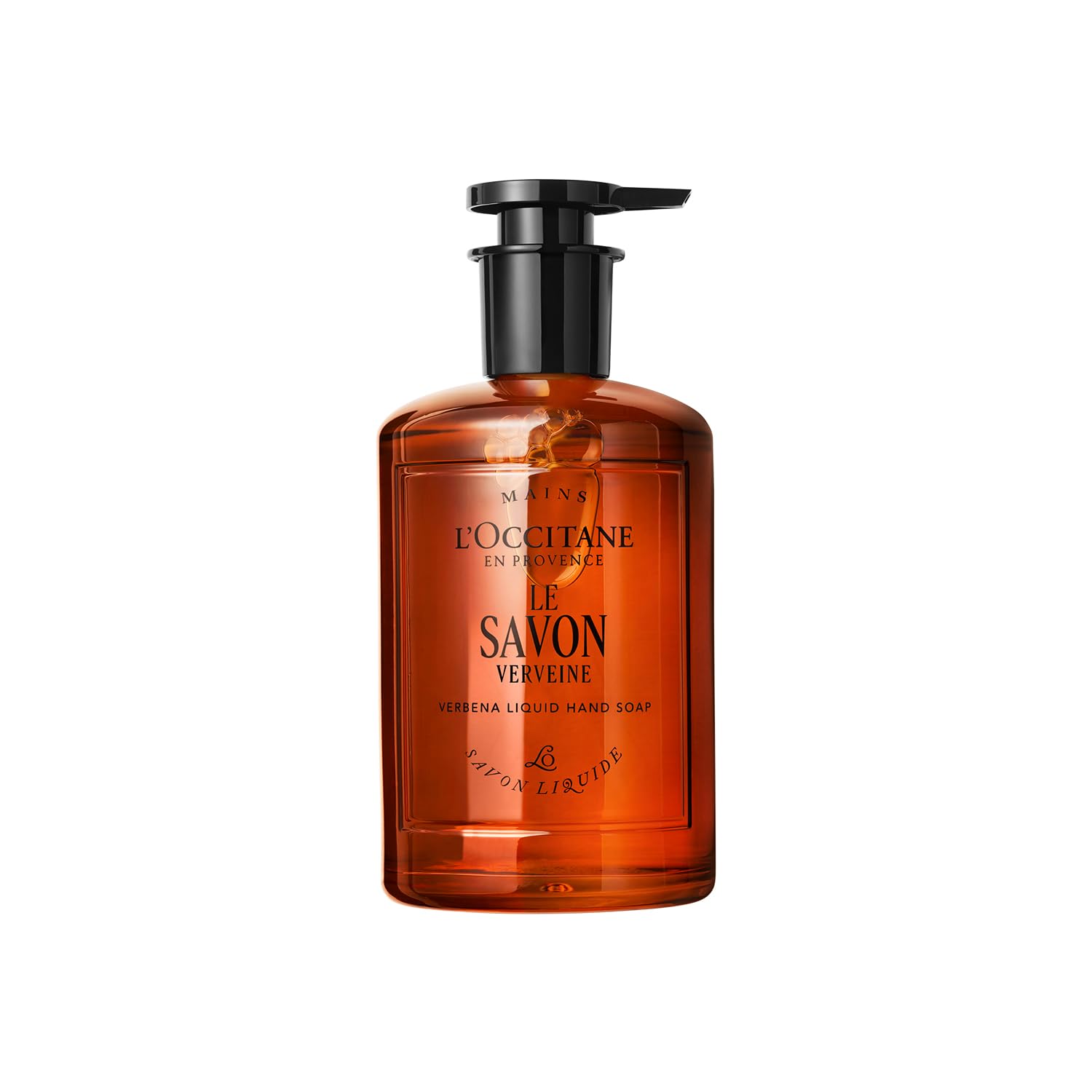 L'OCCITANE Verbena Liquid Hand Soap 350ml - Glass, Gently Cleanses and Moisturises Hands with Citrus Scent, Premium & Clean Beauty for All Skin Types-image-8