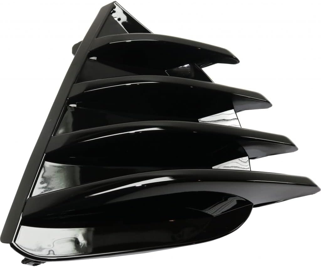 For Toyota Corolla 2017 2018 2019 Bumper Cover Grille Passenger Side | Outer | SE/XSE Models | Black | Next to Daytime Running Light | Replacement For TO1039203 | 8148102680