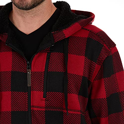 Image of Smith's Workwear Men's Buffalo Sweater Fleece Hooded Jacket