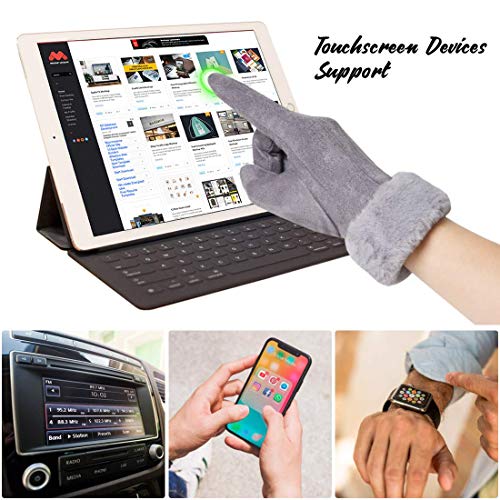 BETOY Guanti da Donna Invernali | Touchscreen