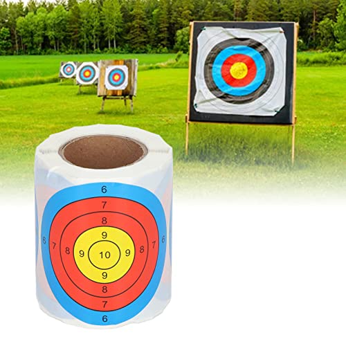 Cible de tir à l'arc en papier de 7,6 cm pour vos entraînements en plein air et jardin, 200 stickers