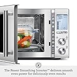 Breville BMO850BSS1BUC1 Smooth Wave Countertop Microwave Oven, Brushed Stainless Steel - Image 4