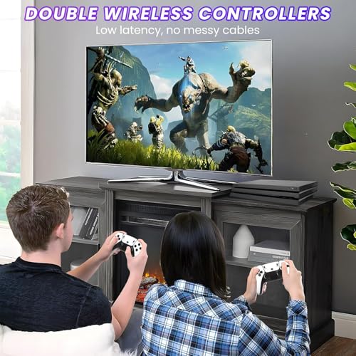 Image of HDMI 4K Wireless TV Game Console Stick 4K，Retro Game Stick with Built-in 9+ Emulators, 20,000+ Games, 4k Hdmi Output & 2.4GHz Wireless Controller, Retro... (Classic Edition)