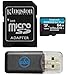 Produktbild Kingston Canvas Go Plus U3 V30 A2 64GB MicroSDXC Speicherkarte funktioniert mit DJI Avata, Mini 3 Pro, RC Pro, FPV Brille V2 (SDCG3/64GB) Bundle mit 1 Alles außer Stromboli Micro SD Kartenleser