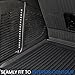 JOULARISE Cargo Mat Backrest Mats for 2021-2024 2025 2026 Chevrolet Chevy Suburban/GMC Yukon XL SUV Car Mat Accessories, All Weather TPE Trunk Cargo Liner(Cargo Mat+3rd Row Backrest Mat)