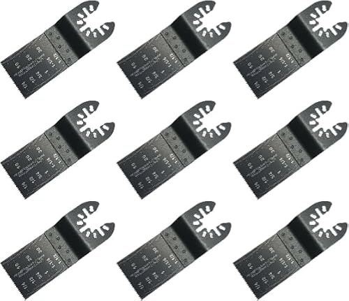 マルチツール 替刃 OIS規格品 マルチ 交換用 ブレード バイメタル 木材 金属 木工専用刃 マキタ スターロック対応替え刃 (10枚,B款34mm??)