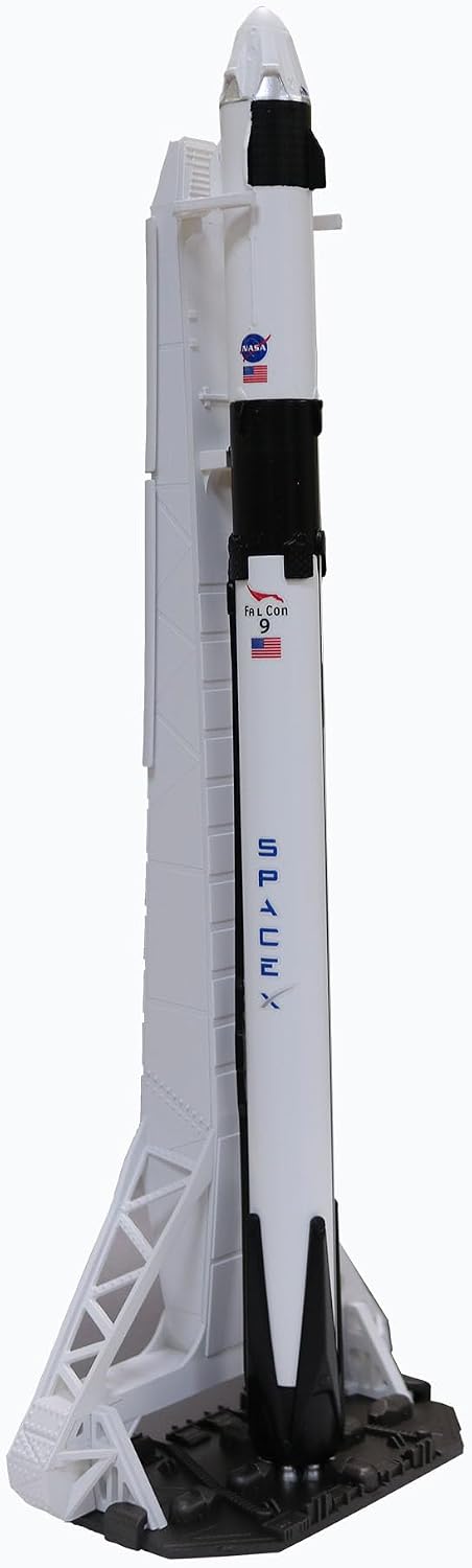 wltk SpaceX Dragon + STRONGBACK 1/233 Diecast Rocket Model Set (09)