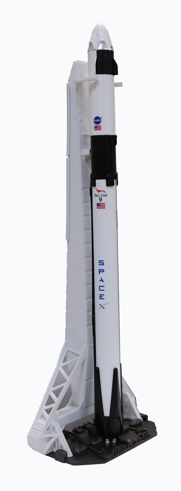 SpaceX Dragon + STRONGBACK 1/233 Diecast Rocket Model Set (09)