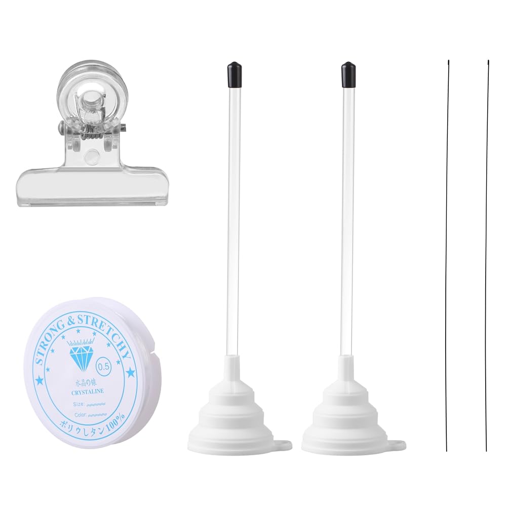 Vjsujehgy Beading Funnel-Clay Beads Bracelet Making Kit Can Replace Clay Bead Spinner,Beading Needles Bracelet Making Kit