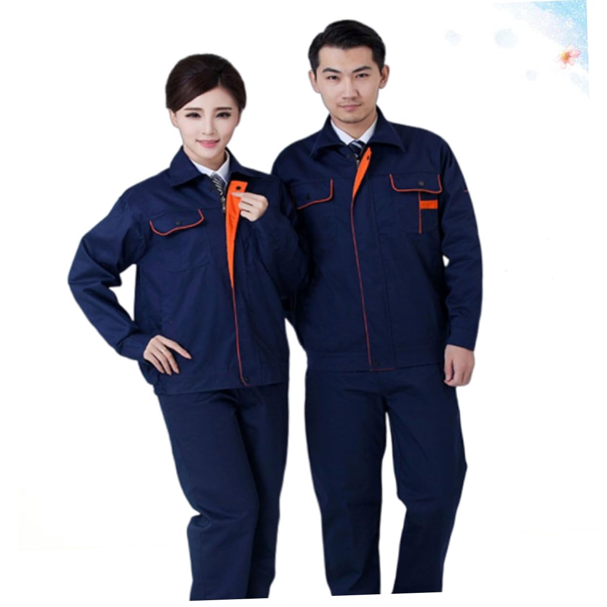 Housoutil Combinaison de Travail pour Soudeurs Vêtements de Protection Blouse de Soudage Uniforme Automne