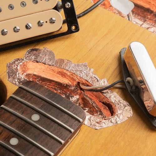 Image of PATIKIL Copper Foil Tape 1 Inch x 33 Feet 0.05mm Thick Double Sided Conductive Adhesive EMI Shielding for Electronics, Circuits, Grounding