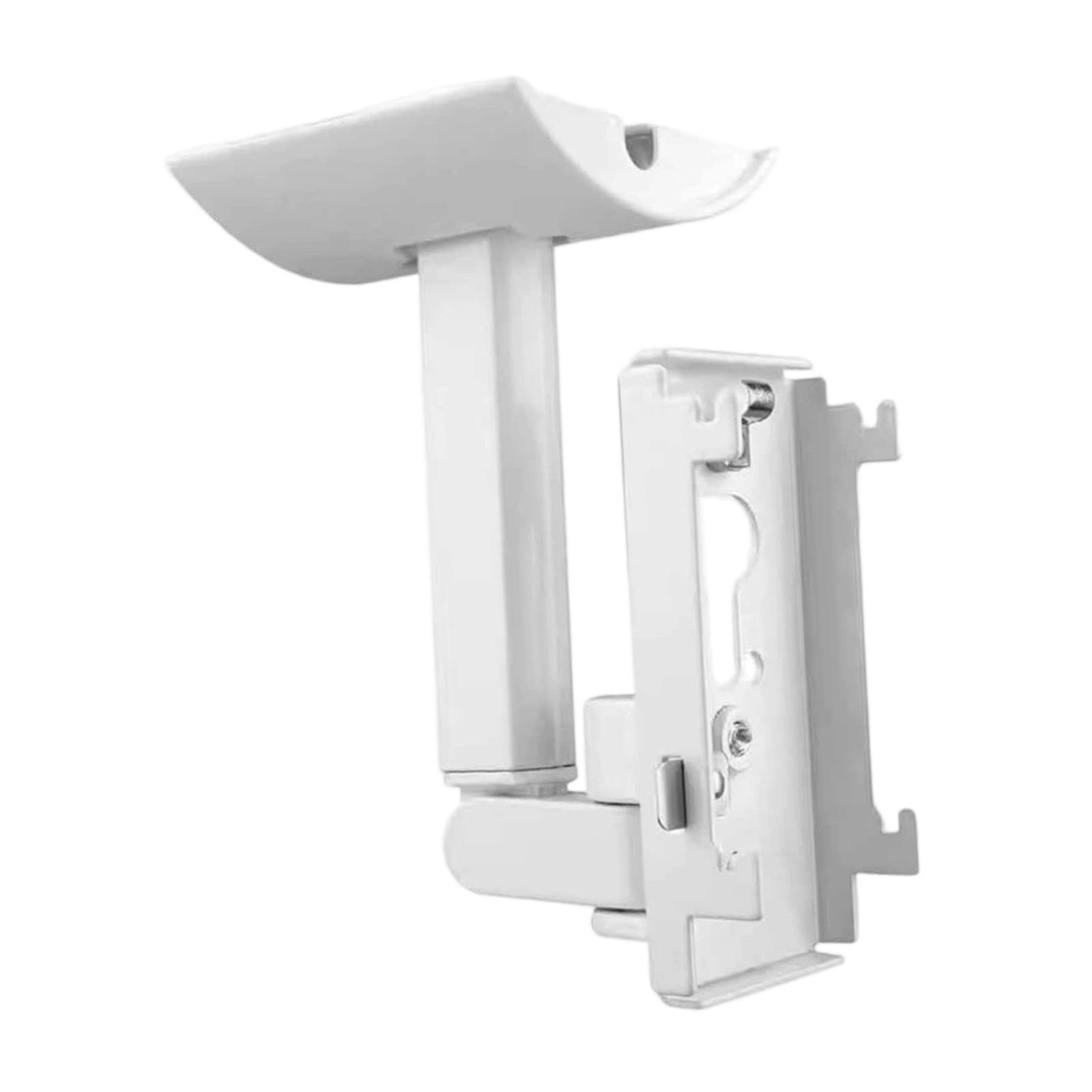 Soporte de Techo para Altavoz, Soporte de Pared para Altavoz, Soporte de Metal Simple Y Resistente, Fácil Montaje para Altavoces de Sonido Envolvente, Blanco