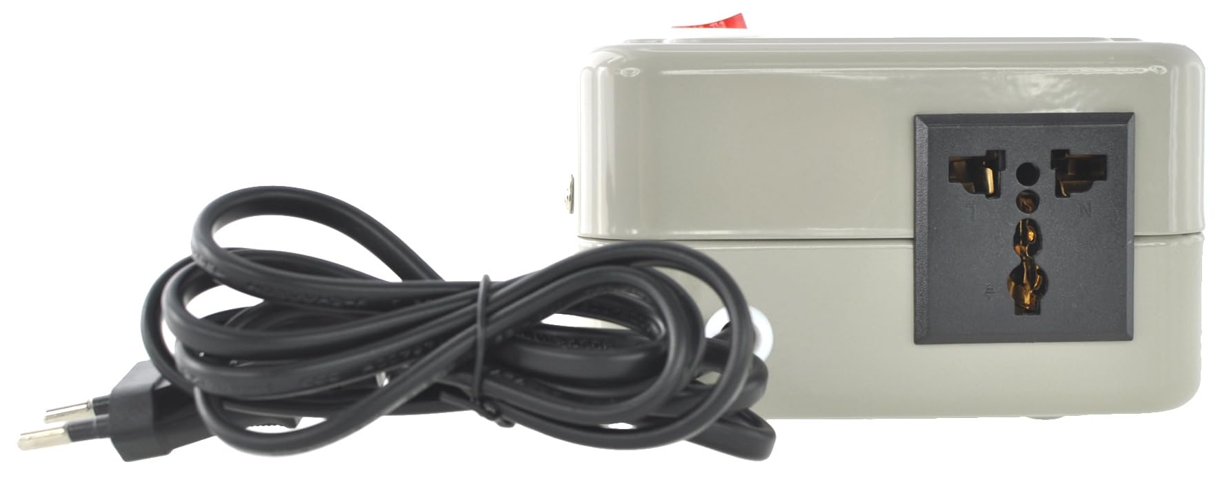 Mlink Transformador de Voltaje 220V a 110V 1000W Toroidal Onda Senoidal Enchufe Universal Carcasa Metalica