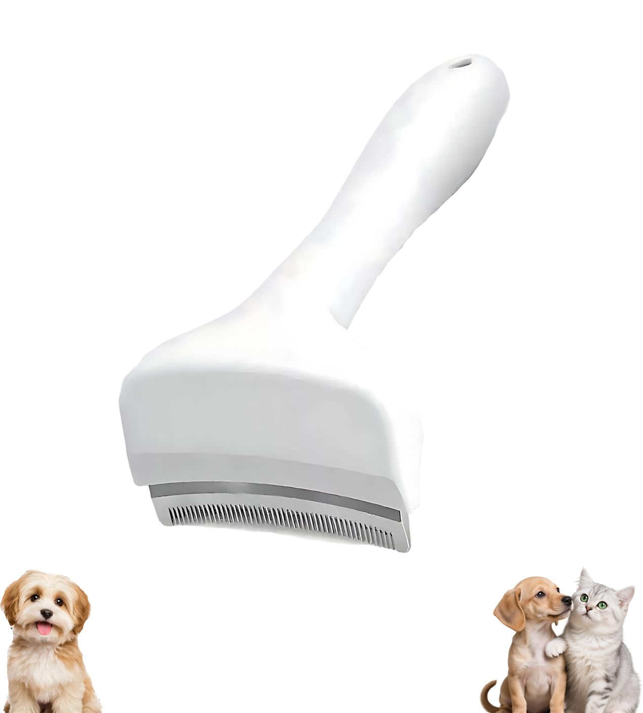 Dog Brushes for Shedding Deshedding Brush for Dogs V-Tooth Deshedding Comb for Pets Multifunctional Hair Removal Brush