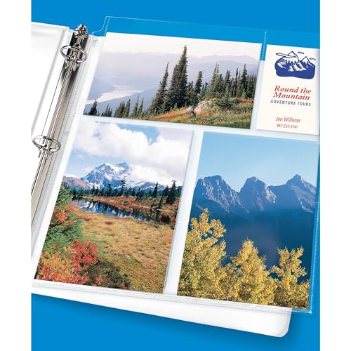 Image of Avery Clear Mixed Format Photo Pages for 3 Ring Binder, Acid Free, Holds 4 inch x 6 inch Photos, 10 Photo Protectors (13401)