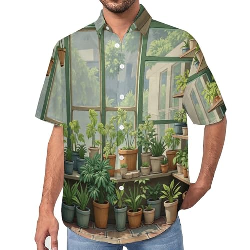 Chemises été motif plantes légères pour rester au frais et élégant en extérieur