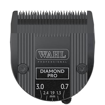 Ermila Diamond Durable Clipper Blade Set, Black, 0.25 kg