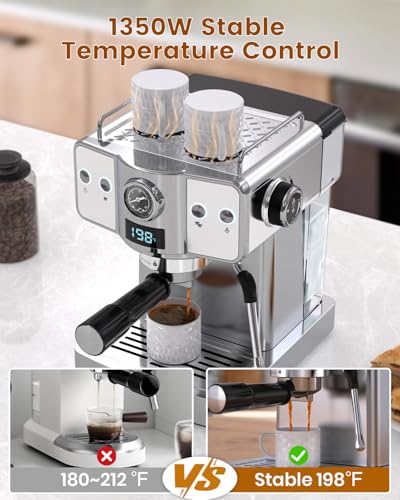 Espresso-Machine-20-Bar-Milk-Frother-Steam-Wand-60oz-18-Liters-Water-Tank-1350W-for-Home-Barista-Espresso-Latte-Macchiato-and-Cappuccino-Maker