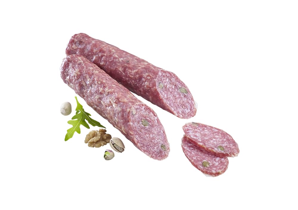 Schinken-Salami-Paket, Geschenkset "Deftig und Kräftig" - 1040g - würzige Delikatessen mit intensiven Geschmack - Speck und Würste